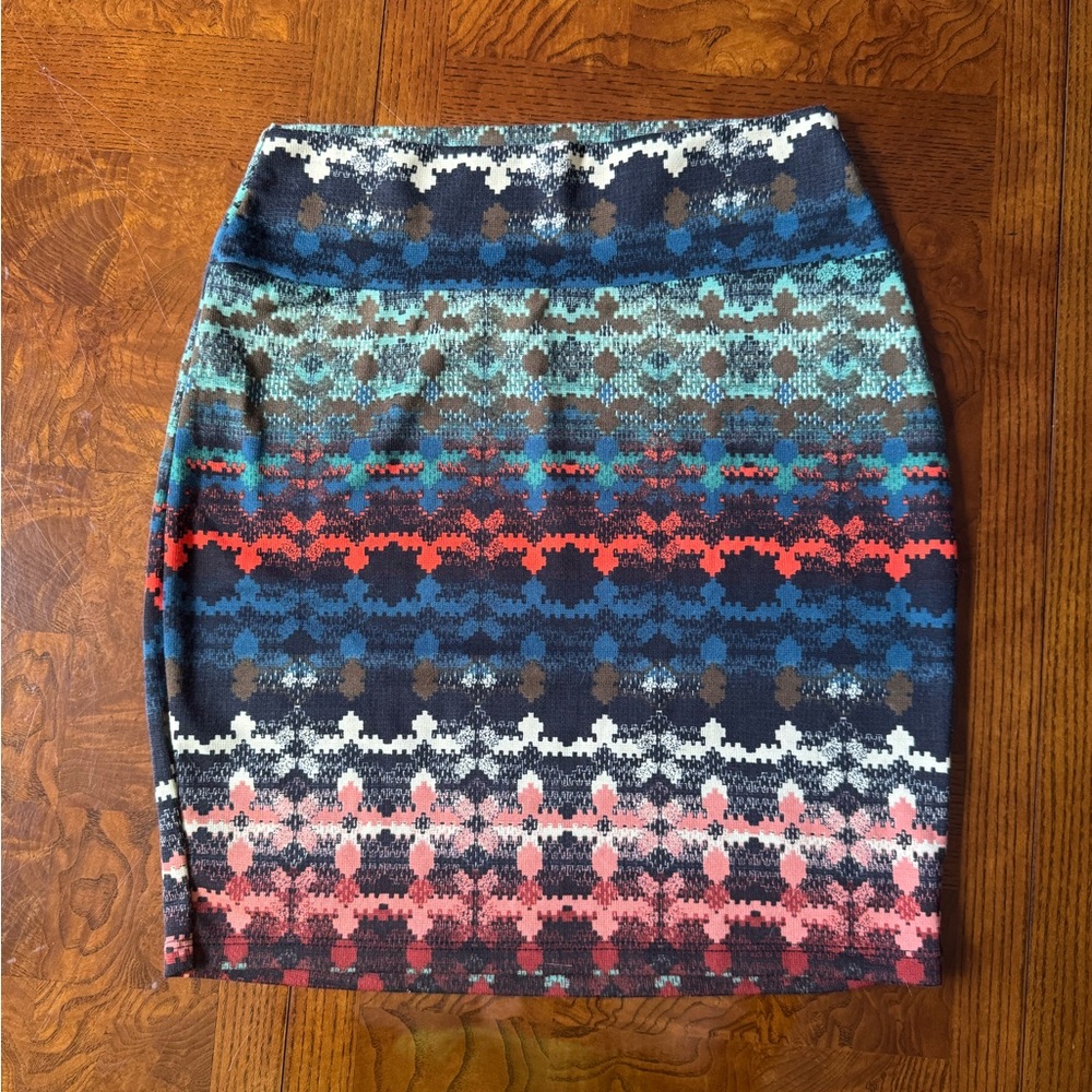 Living Doll Stretchy Skirt Knee-Length Casual